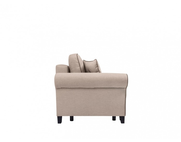 Pohovka s rozkladom a úložným priestorom Vienna Lux - hnedá / wenge