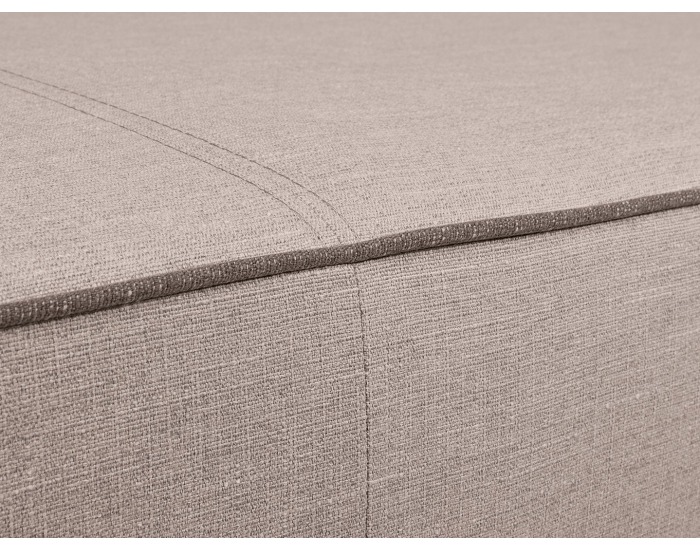 Pohovka s rozkladom a úložným priestorom Vienna Lux - hnedá / wenge