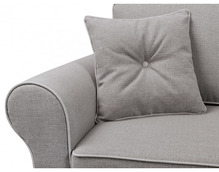 Pohovka s rozkladom a úložným priestorom Vienna Lux - sivá / prírodná