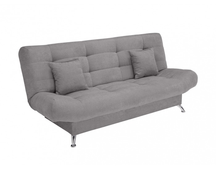 Pohovka s rozkladom a úložným priestorom Viola - svetlosivá