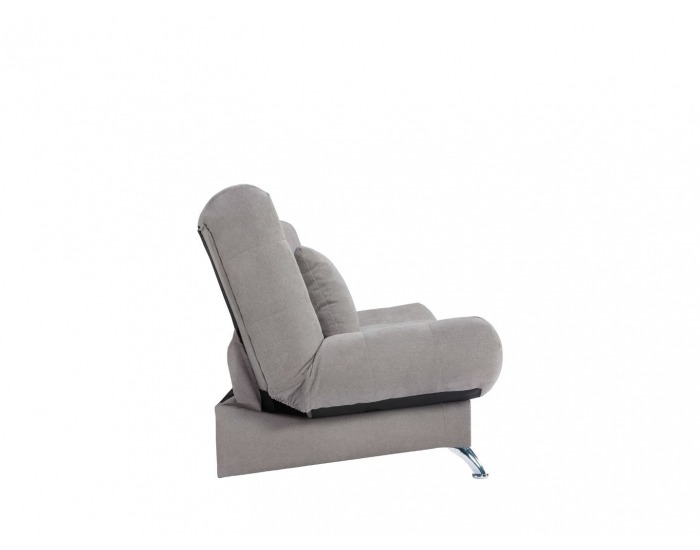 Pohovka s rozkladom a úložným priestorom Viola - svetlosivá