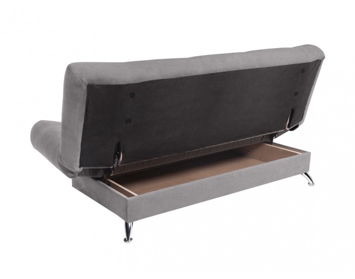 Pohovka s rozkladom a úložným priestorom Viola - svetlosivá