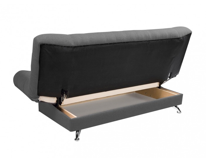 Pohovka s rozkladom a úložným priestorom Viola - tmavosivá