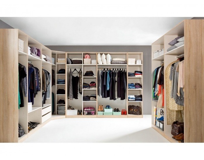 Zásuvky do šatníkovej skrine (2 ks) Wektra - biela