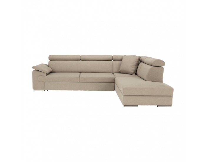 Rohová sedačka s rozkladom a úložným priestorom Caila R P - béžová