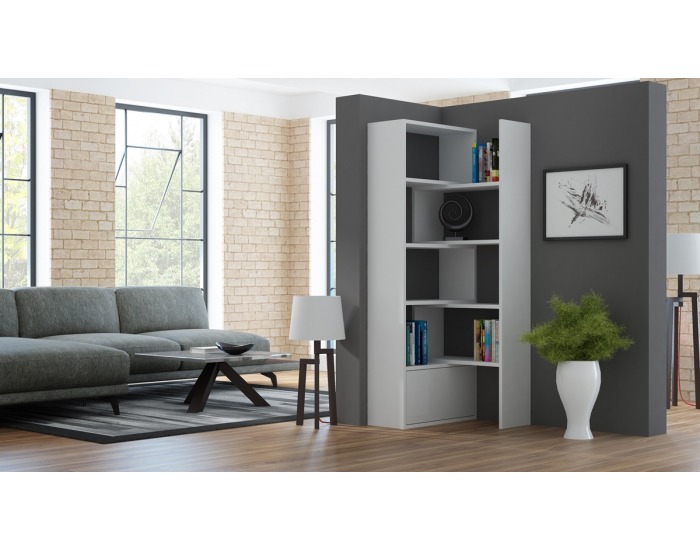 Univerzálny regál Paco - biela