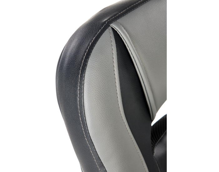 Kancelárske kreslo s podrúčkami Castano - sivá / čierna