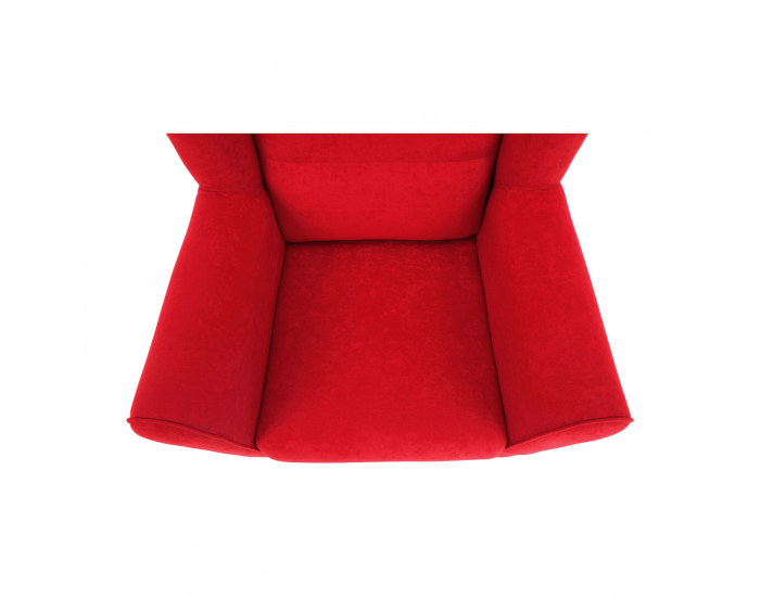 Kreslo (ušiak) Charlot - červená