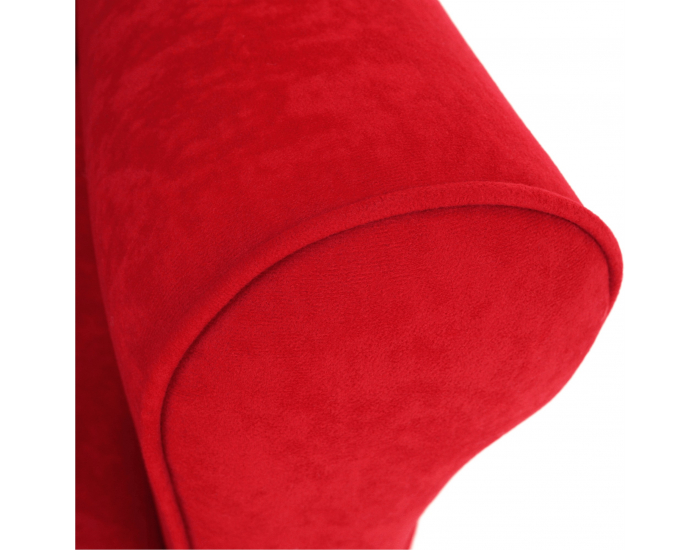 Kreslo (ušiak) Charlot - červená