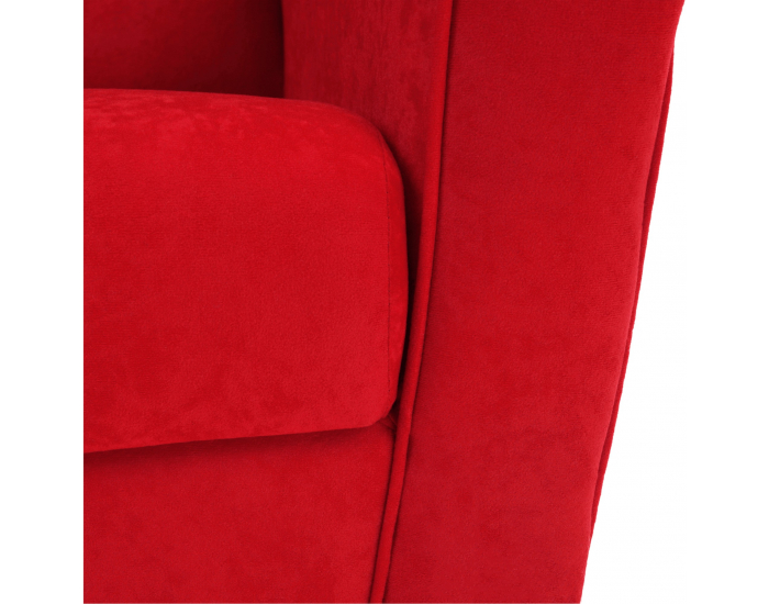 Kreslo (ušiak) Charlot - červená