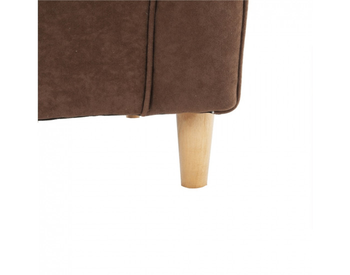 Kreslo (ušiak) Charlot - hnedá