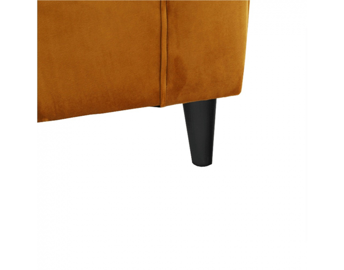 Kreslo (ušiak) Charlot - horčicová