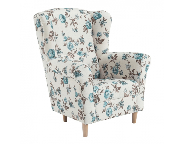 Kreslo (ušiak) Charlot - rose 14