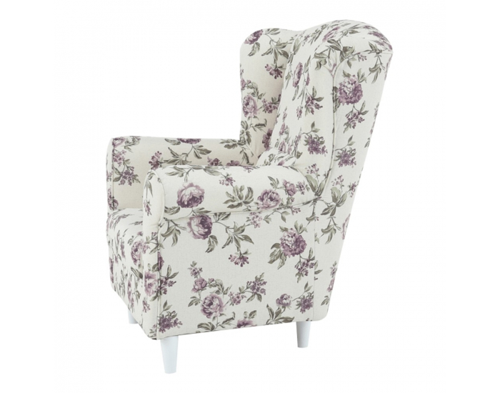 Kreslo (ušiak) Charlot - rose 18