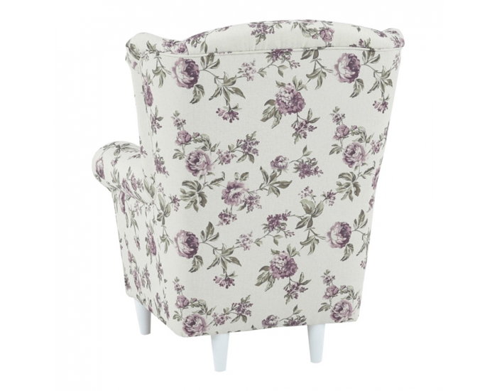 Kreslo (ušiak) Charlot - rose 18
