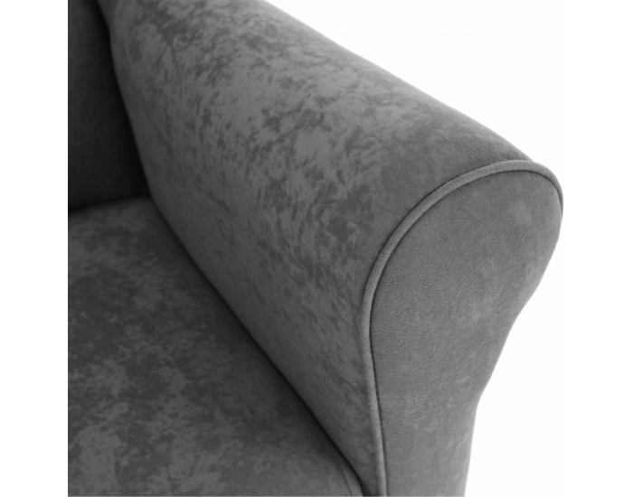 Kreslo (ušiak) Charlot - sivá