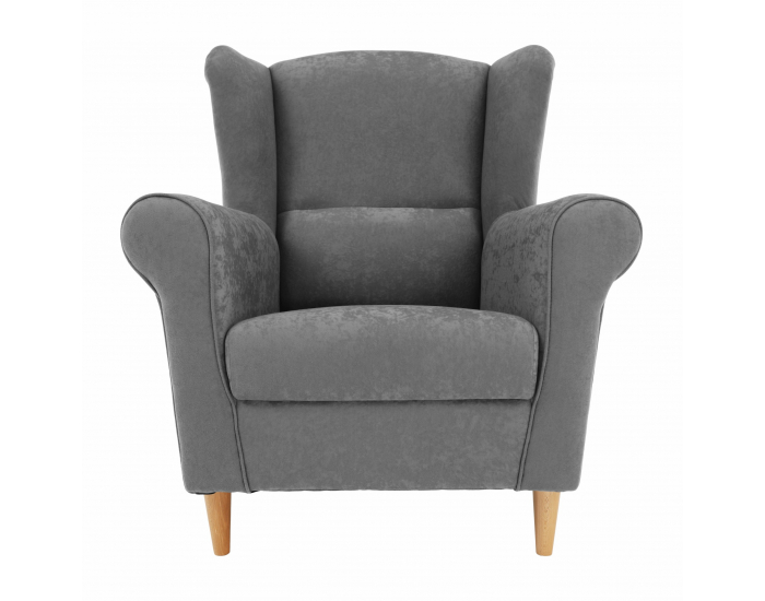 Kreslo (ušiak) Charlot - sivá