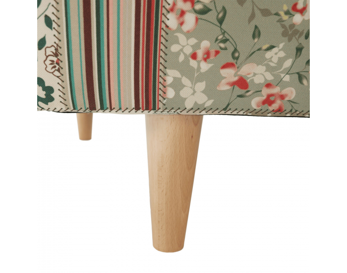 Kreslo (ušiak) Charlot - vzor patchwork Viorica 1