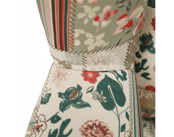 Kreslo (ušiak) Charlot - vzor patchwork Viorica 1