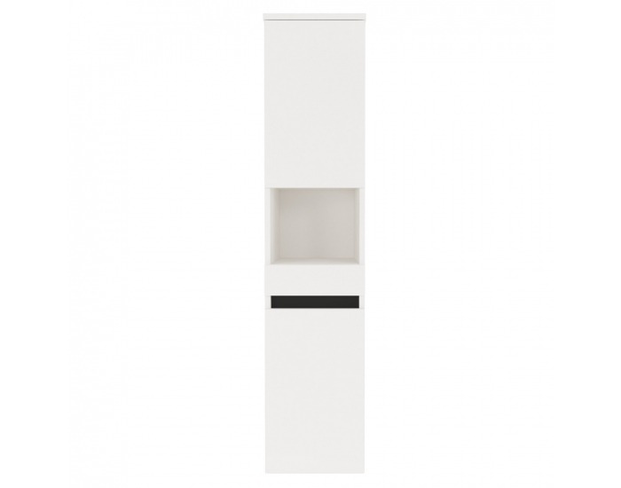 Vysoká kúpeľňová skrinka Choice - biela / dub artisan
