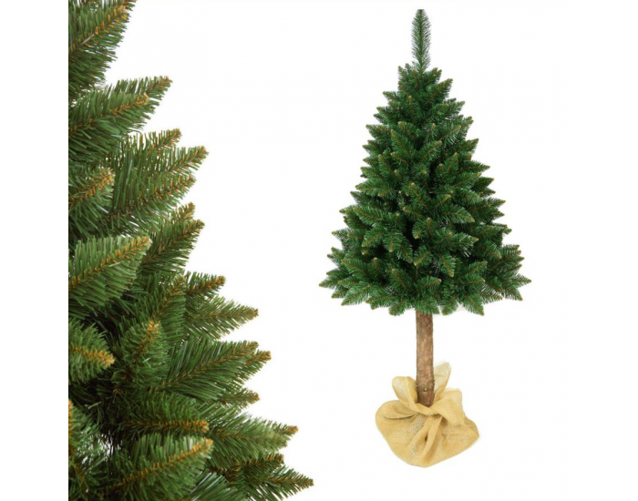 Vianočný stromček na pni Christee 6 160 cm - zelená