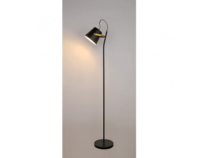 Stojacia lampa Cinda Typ 3 YF6047 - čierna / bronzová