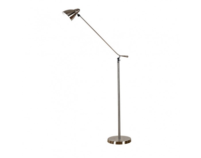 Stojacia lampa Cinda Typ 8 F1078 - niklová / sivá