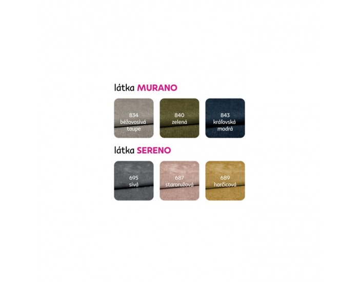 Čalúnená manželská posteľ s kovovým roštom Claudia 180x200 cm - smotanová