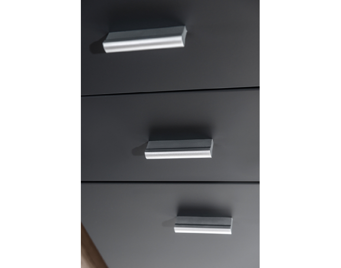 Vitrína Clif SV - dub san remo / grafit