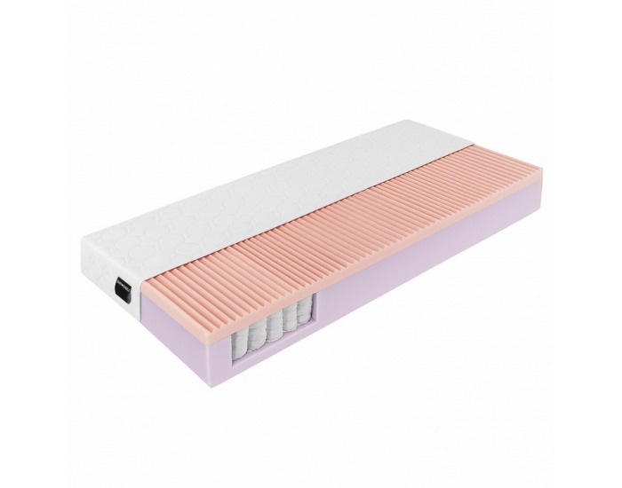 Obojstranný taštičkový matrac Cloud 140x200 cm - biela