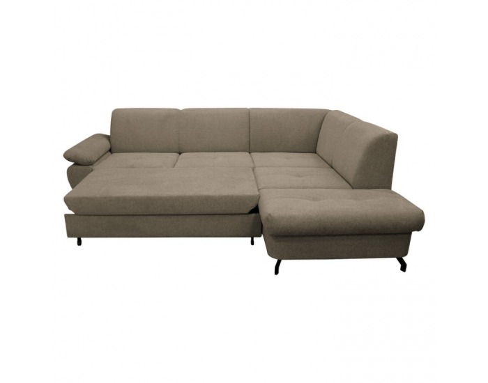 Rohová sedačka s rozkladom Cohen Roh P - hnedá