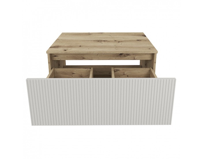Kúpeľňová skrinka pod umývadlo Colos 80 - dub artisan / kašmír