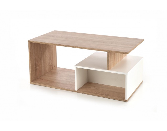Konferenčný stolík Combo - dub sonoma / biela