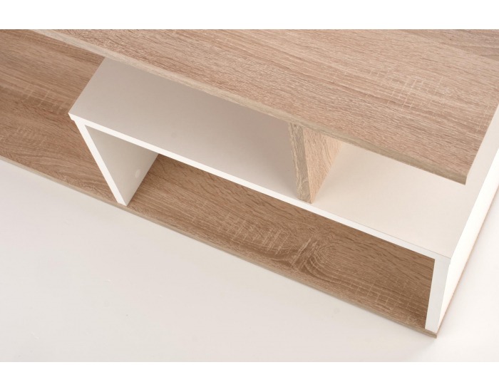 Konferenčný stolík Combo - dub sonoma / biela