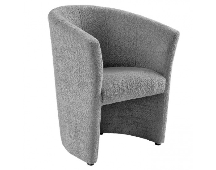 Konferenčné kreslo Cuba - sivá látka Coral