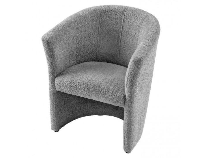 Konferenčné kreslo Cuba - sivá látka Coral