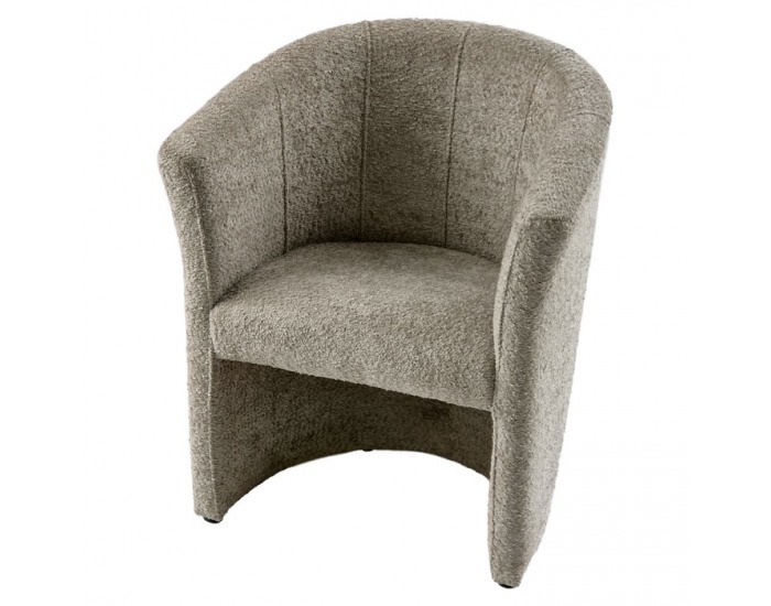 Konferenčné kreslo Cuba - sivobéžová (taupe) látka Coral