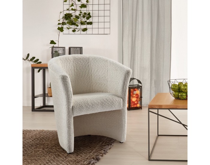 Konferenčné kreslo Cuba - smotanová látka Coral