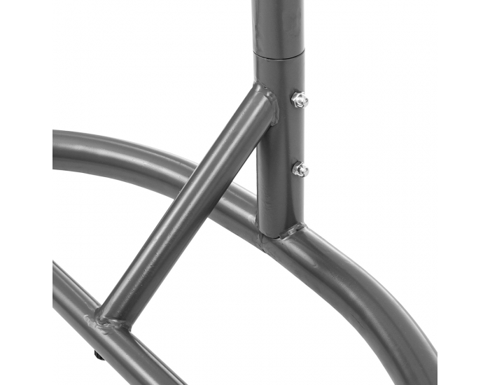 Závesné hojdacie kreslo Cuban - zlatohnedý ratan / béžové podušky