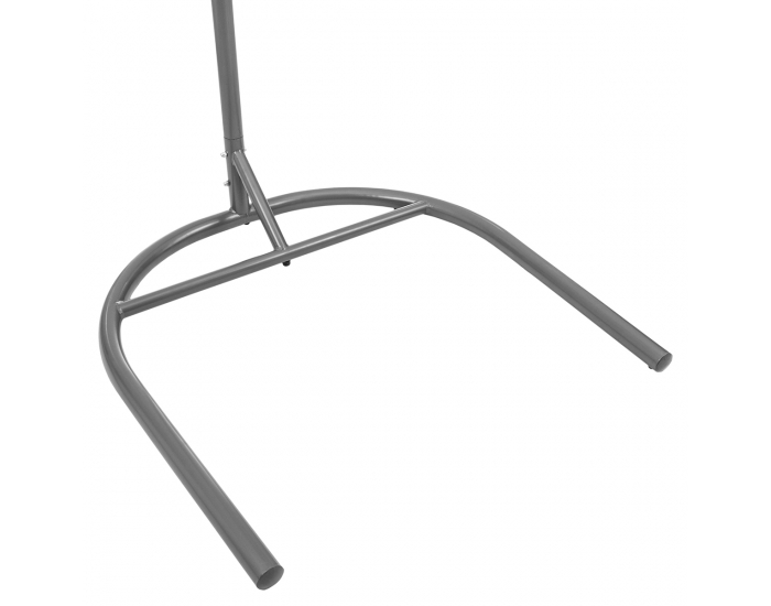 Závesné hojdacie kreslo Cuban - zlatohnedý ratan / béžové podušky