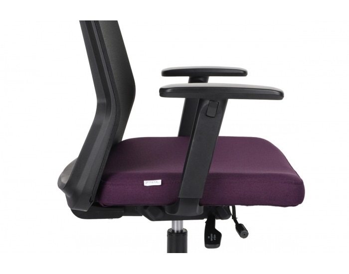 Kancelárska stolička s podrúčkami Cupra BS HD - fialová / čierna