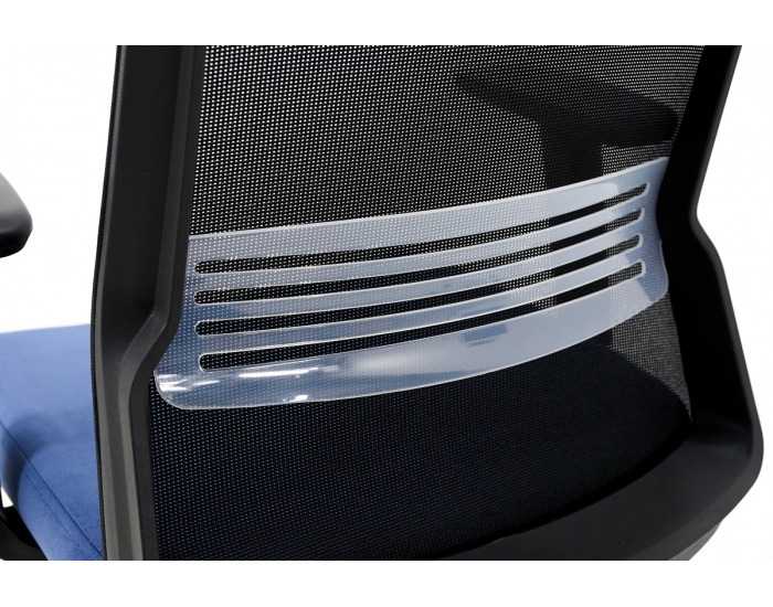 Kancelárska stolička s podrúčkami Cupra BS HD - hnedá / čierna