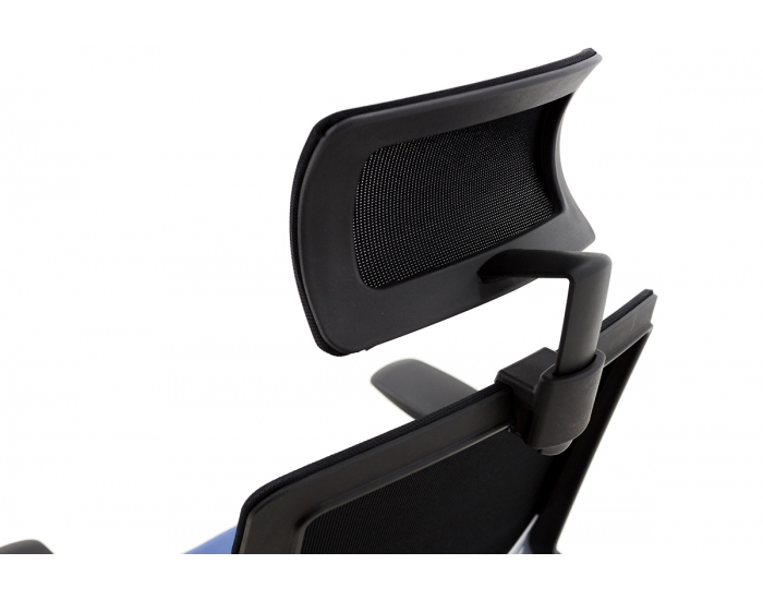 Kancelárska stolička s podrúčkami Cupra BS HD - tmavomodrá / čierna