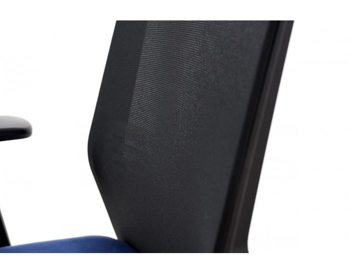 Kancelárska stolička s podrúčkami Cupra BS HD - tmavomodrá / čierna