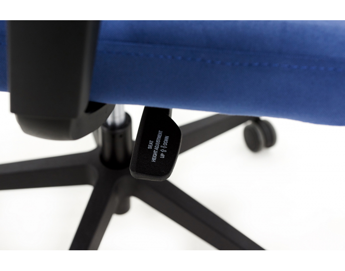 Kancelárska stolička s podrúčkami Cupra BS HD - tmavomodrá / čierna