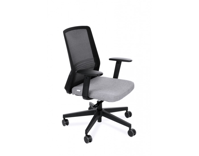 Kancelárska stolička s podrúčkami Cupra BS - sivá (Medley 05) / čierna
