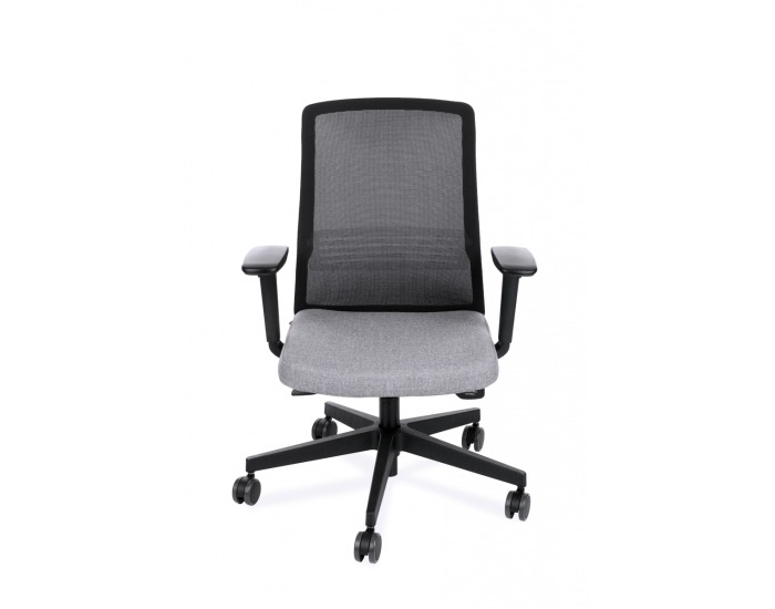 Kancelárska stolička s podrúčkami Cupra BS - sivá (Medley 05) / čierna