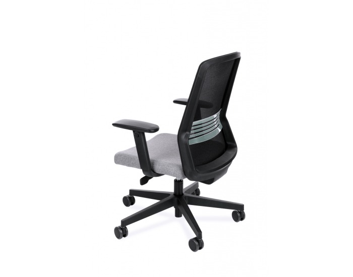 Kancelárska stolička s podrúčkami Cupra BS - sivá (Medley 05) / čierna