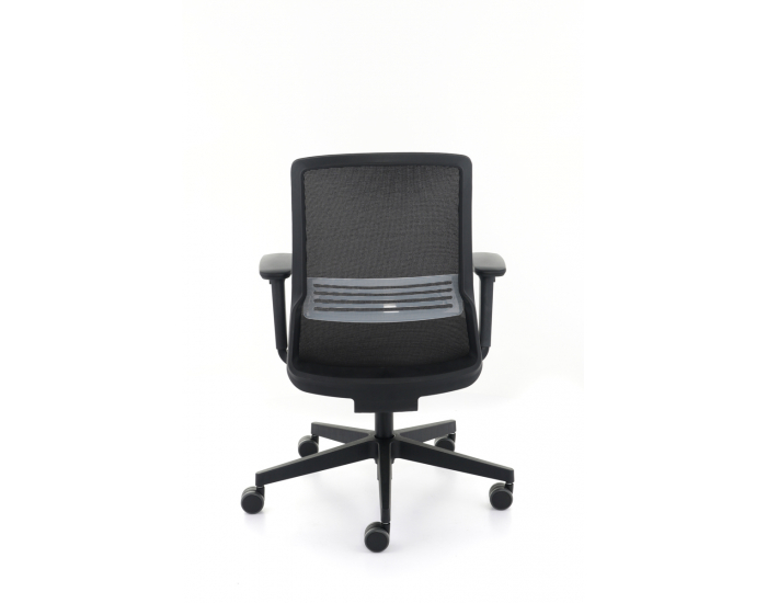 Kancelárska stolička s podrúčkami Cupra BS - sivá (Osaka 10) / čierna