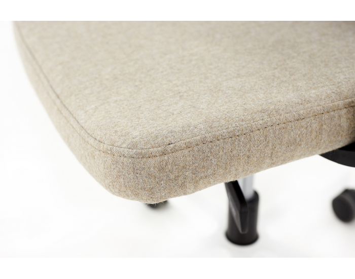 Kancelárska stolička s podrúčkami Cupra WS HD - svetlohnedá / čierna / biela